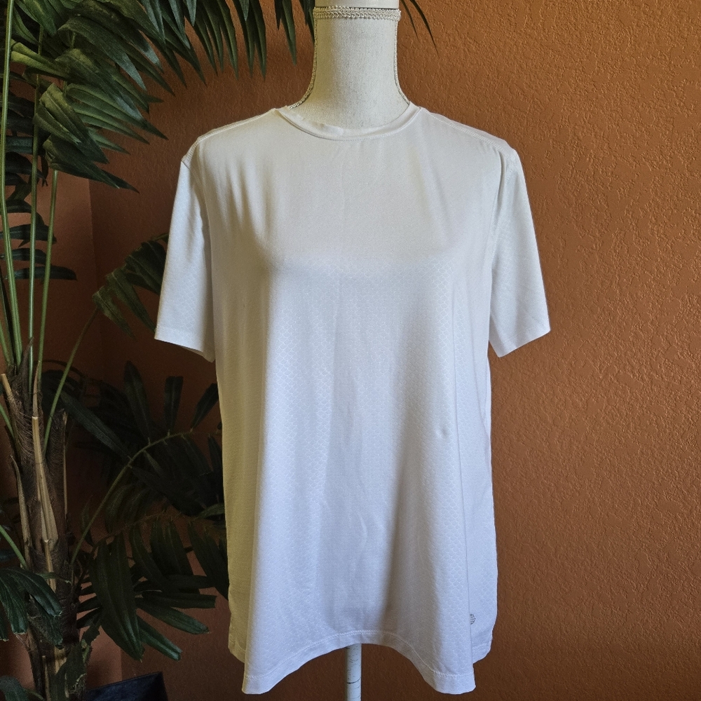 3/$25 Reel Legends Outdoor Sun Shirt Quick Dry Cooling Tee XL White Wicking